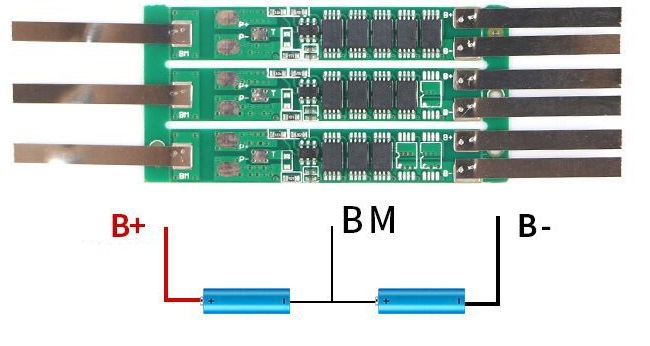 2S 1A-10A  Hardware  BMS
