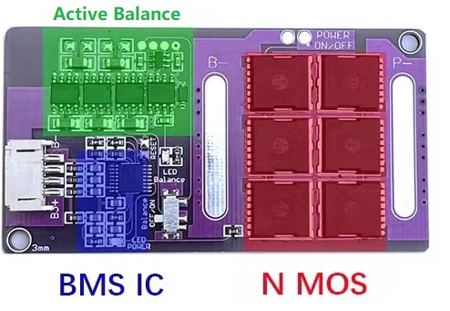 3S/4S 120A  Active BMS
