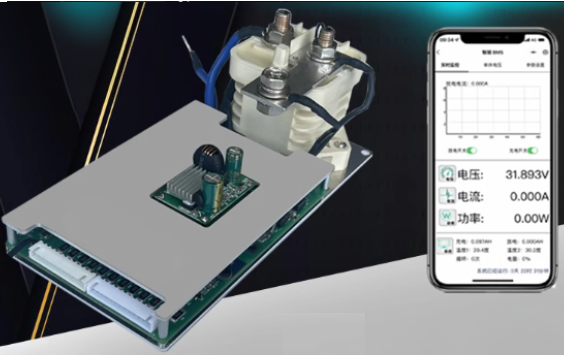 3S -250S BMS Drived by Delay with 200MA-1000MA Passive Balance with Bluetooth and Display Screen